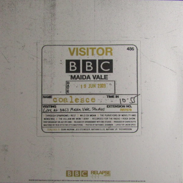 live BBC Maida Vale - Col Vinyl LP